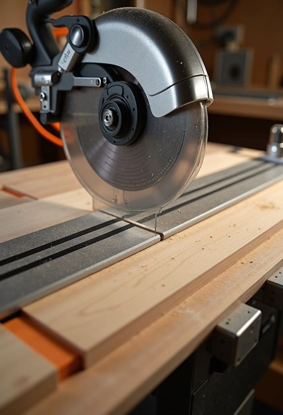 precision cutting with track saws